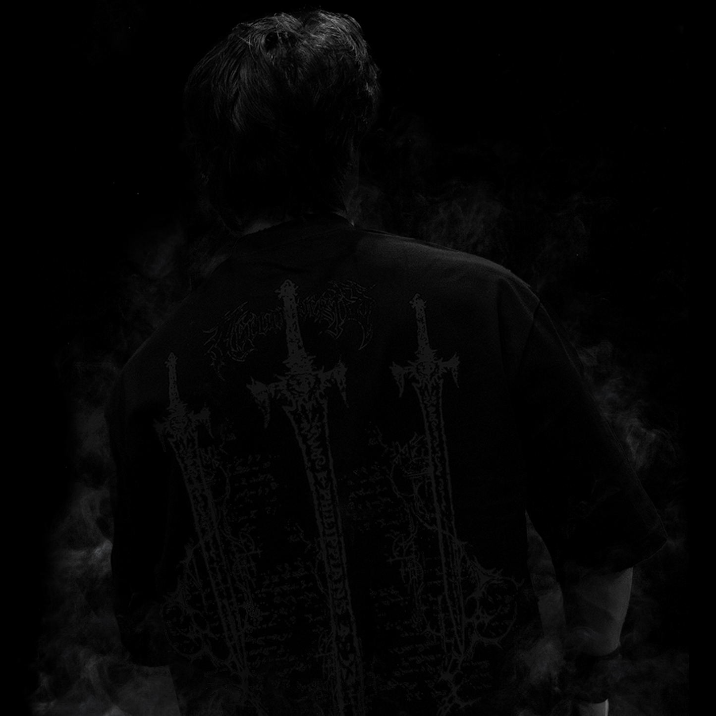 Broken Blade Oversized Tee - Shadow