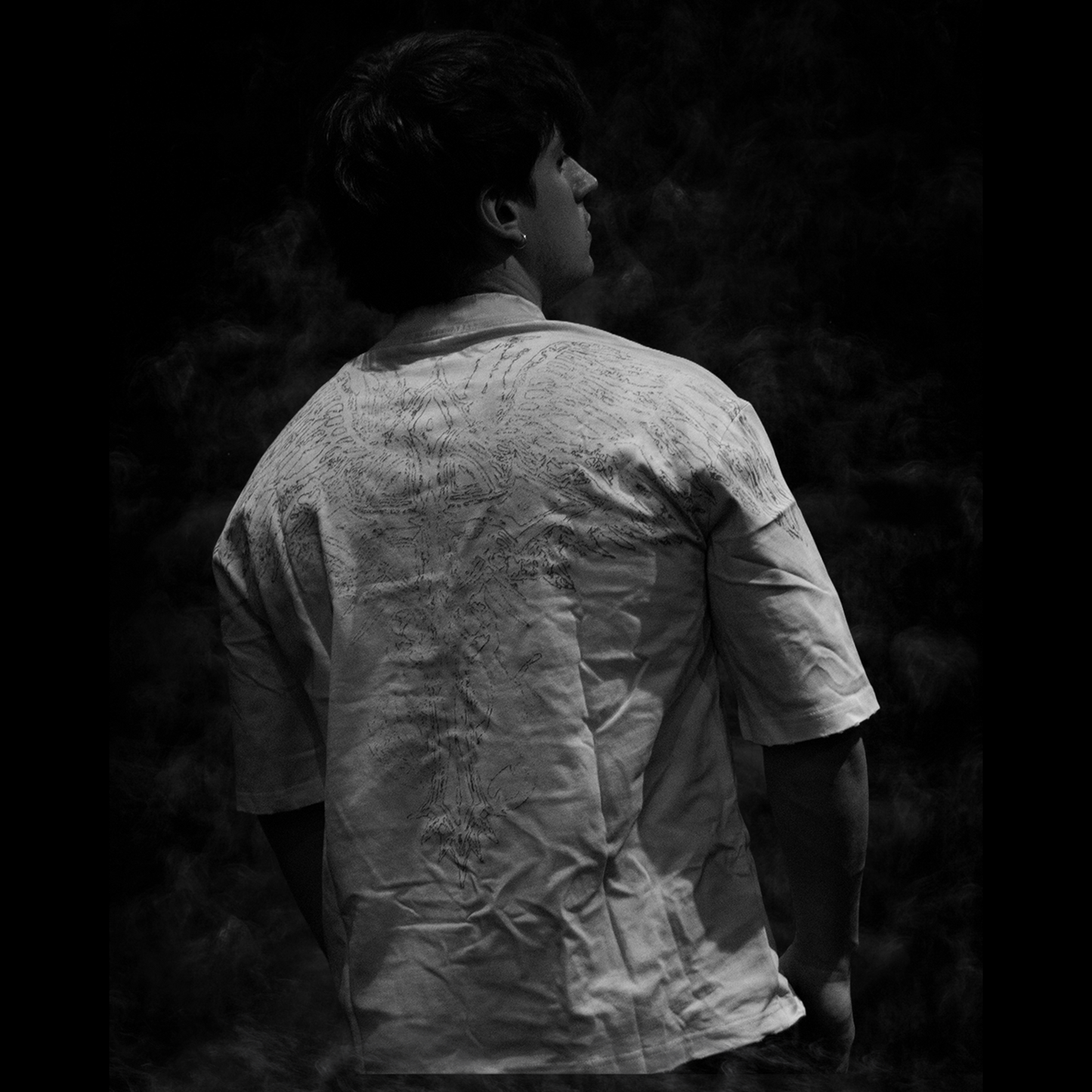 Seraph Oversized Tee - Bone