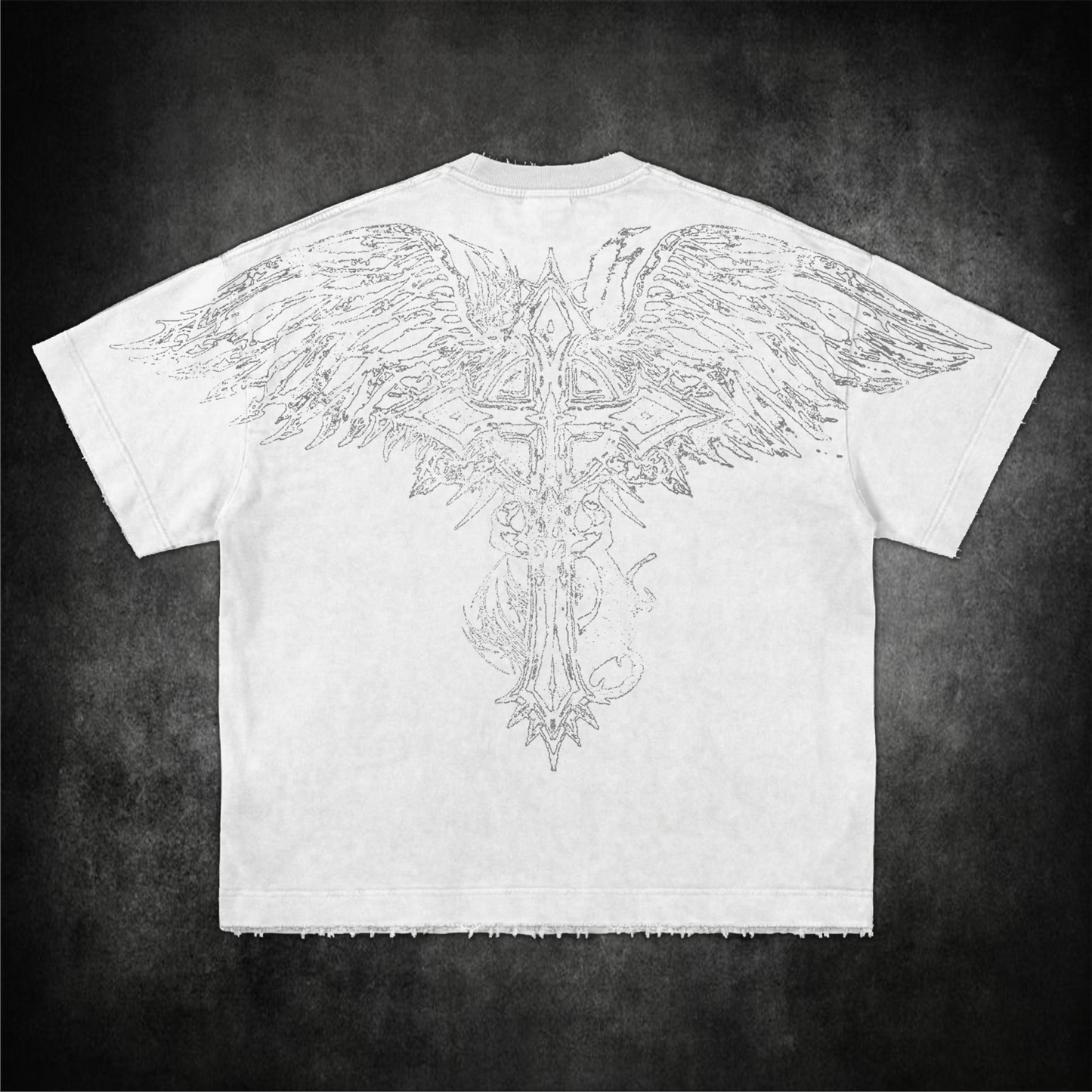 Seraph Oversized Tee - Bone