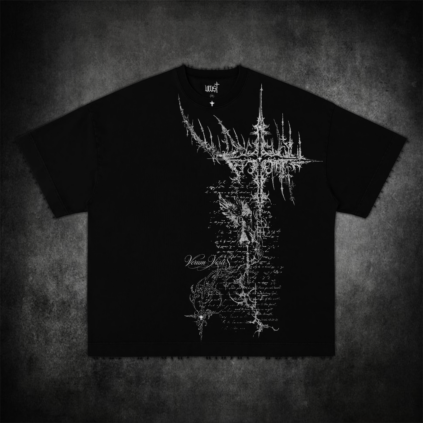 Crucifix Oversized Tee - Light