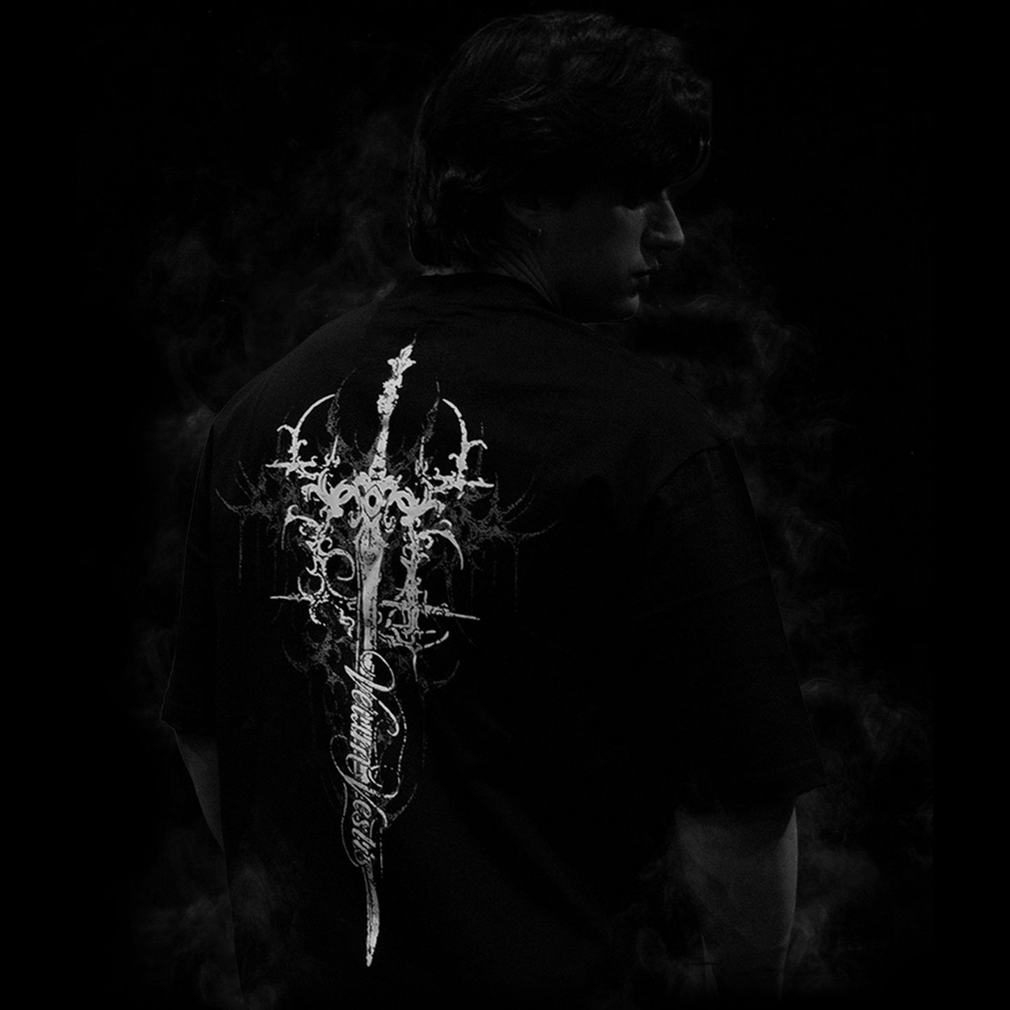 Forsaken Sword Oversized Tee - Light