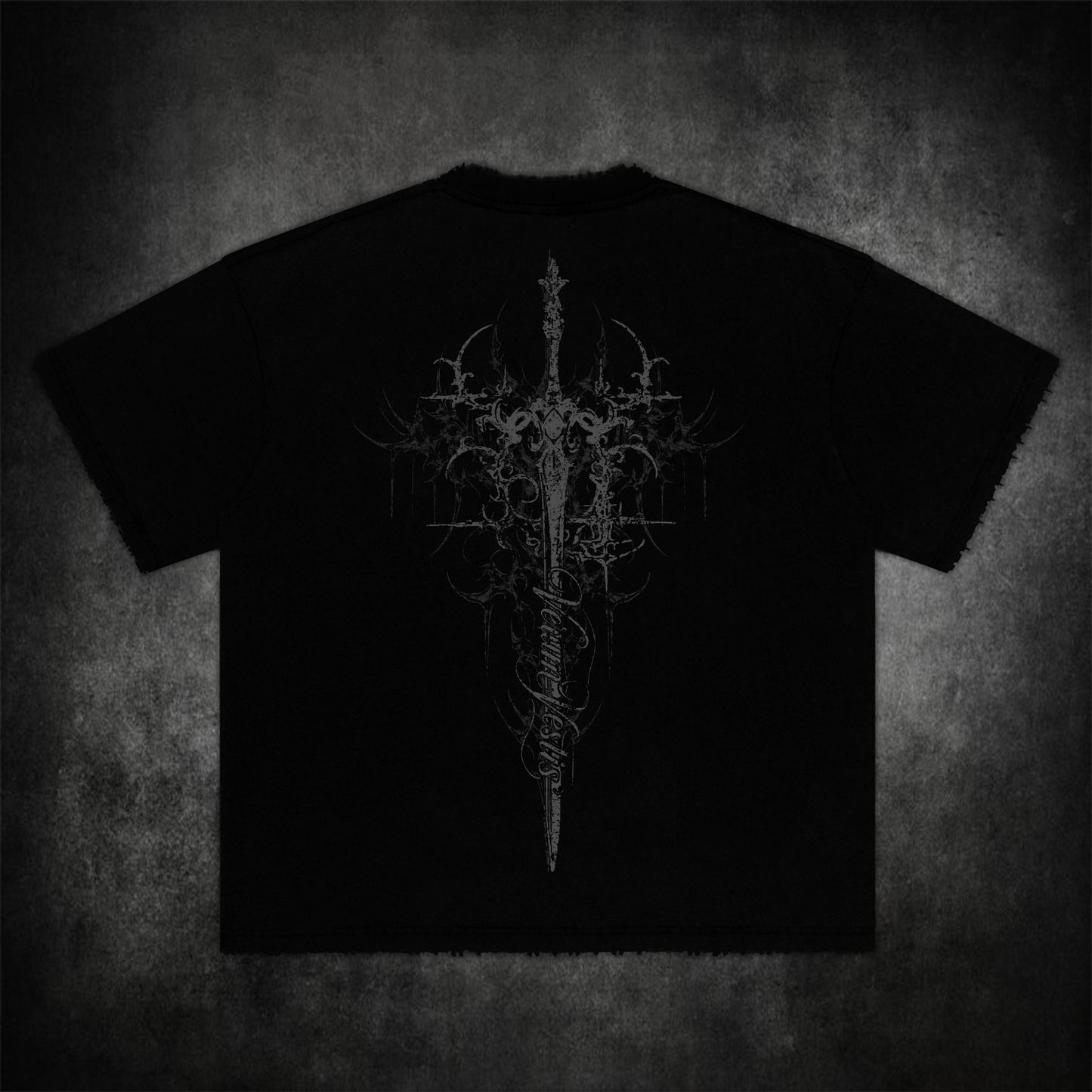 Forsaken Sword Oversized Tee - Shadow