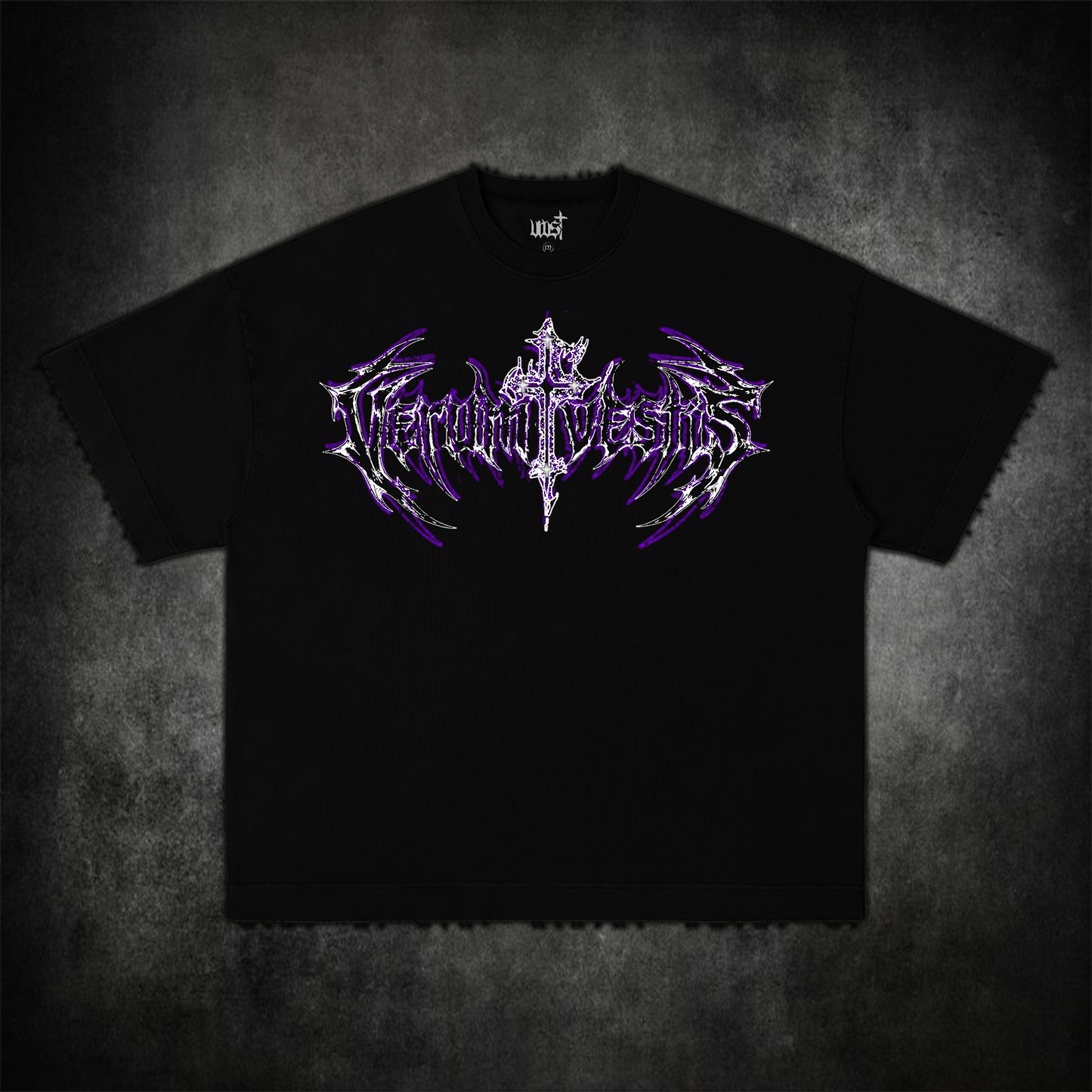 Forsaken Sword Oversized Tee - Midnight Purple