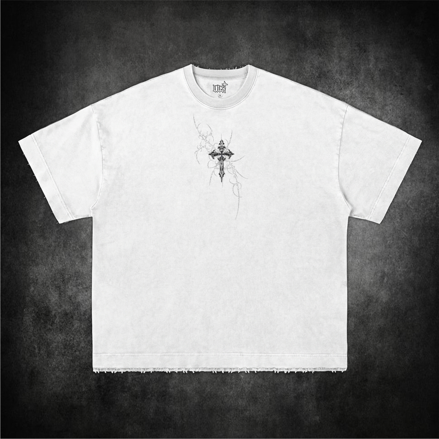 Rebellion Oversized Tee - Bone