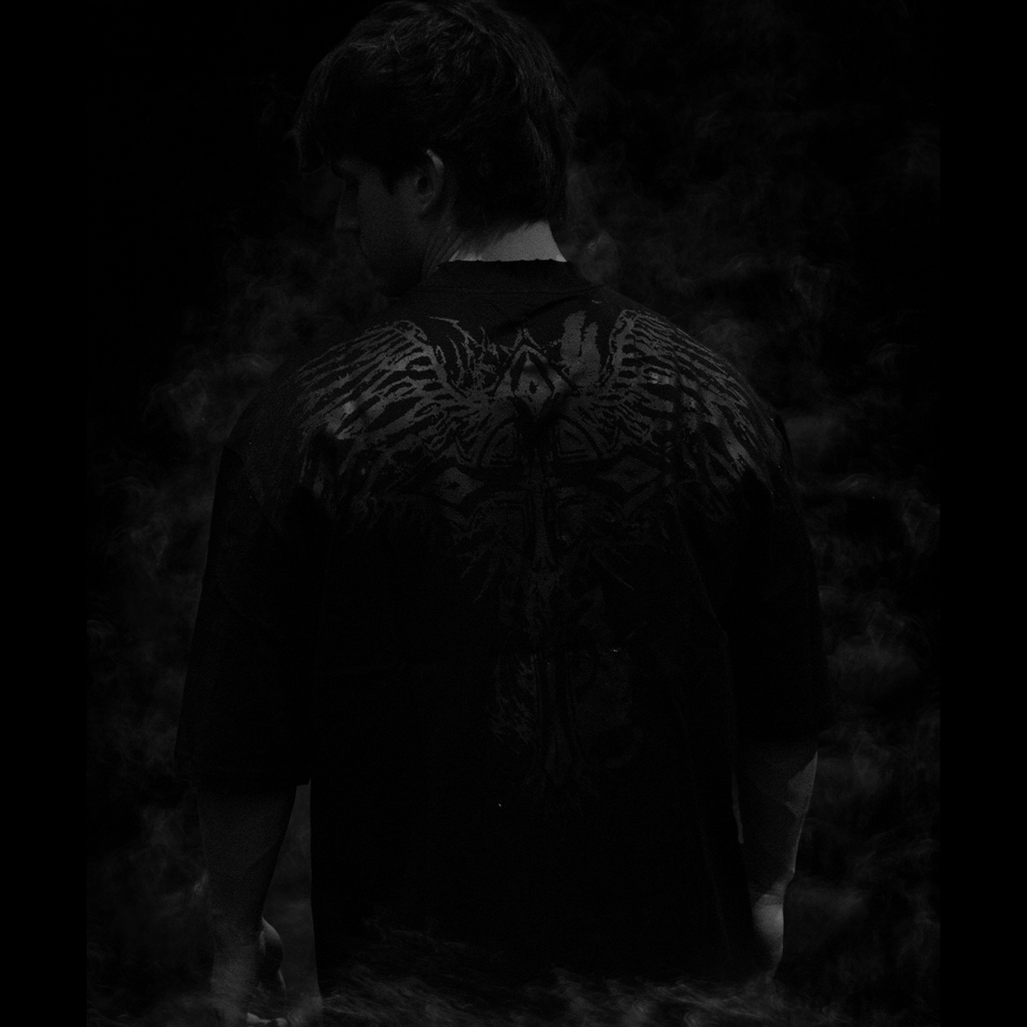 Seraph Oversized Tee - Shadow