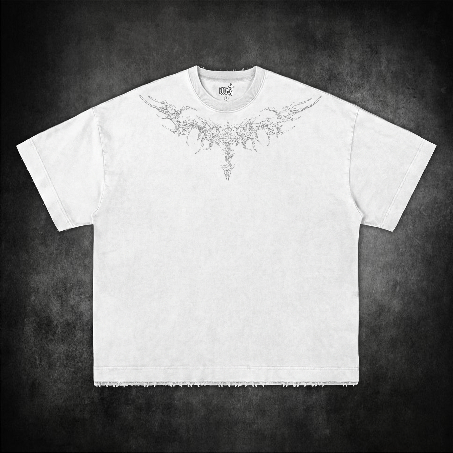 Seraph Oversized Tee - Bone