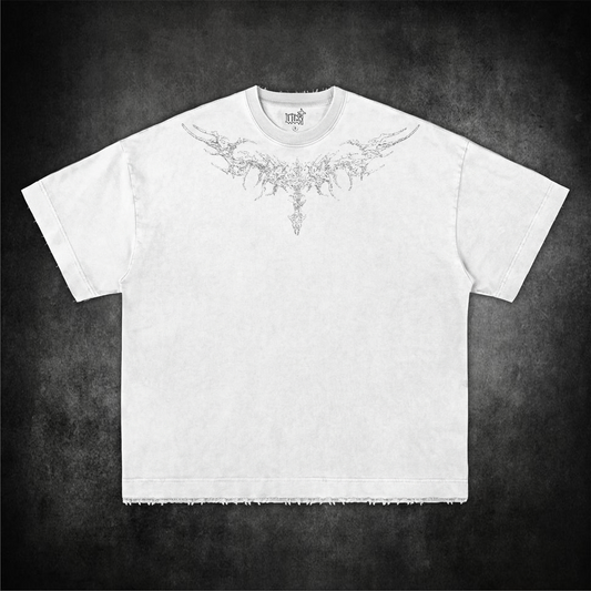 Seraph Oversized Tee - Bone