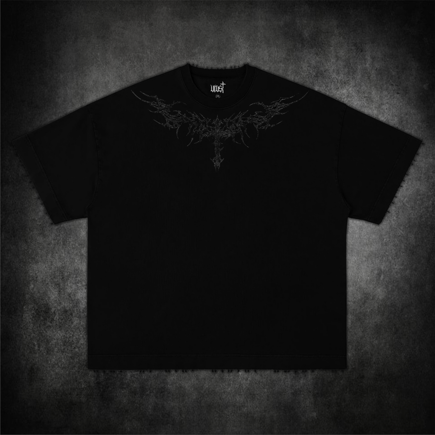 Seraph Oversized Tee - Shadow